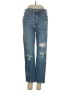Gap Hearts Blue Jeans Size 4 - photo 1