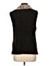 DENA 100% Polyester Black Faux Fur Vest Size L - photo 2