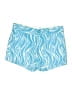 Lilly Pulitzer 100% Cotton Print Blue Khaki Shorts Size 0 - photo 1