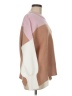Lillusory Color Block Brown Poncho Size M - photo 4