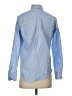 Everlane Chevron-herringbone Blue Long Sleeve Button-Down Shirt Size 00 - photo 2