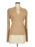 Michelle Nicole Tan Long Sleeve Top Size M - photo 1