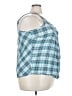 Dots 100% Cotton Blue Sleeveless Blouse Size 3X - photo 4