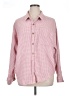 Wishlist Apparel 100% Polyester Checkered-gingham Pink Long Sleeve Blouse Size XL - photo 1
