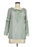 Unbranded Green 3/4 Sleeve Blouse Size M - photo 1