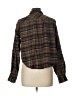 Love Notes Plaid Brown Long Sleeve Button-Down Shirt Size L - photo 2