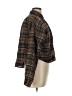 Love Notes Plaid Brown Long Sleeve Button-Down Shirt Size L - photo 4