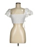 Zara White Short Sleeve Top Size M - photo 1