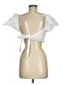 Zara White Short Sleeve Top Size M - photo 2
