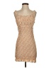 Mable 100% Polyester Tweed Orange Casual Dress Size S - photo 1