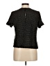 Search for Sanity Metallic Silver Short Sleeve Top Size M - photo 2