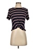 Gaze Black Short Sleeve Top Size S - photo 1