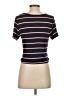 Gaze Black Short Sleeve Top Size S - photo 2