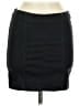 Free People Solid Black Denim Skirt Size 6 - photo 1