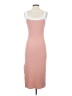 Assorted Brands Solid Pink Casual Dress Size S - photo 2