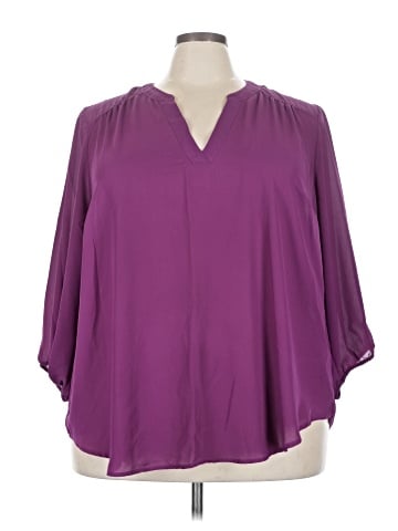 Torrid 3/4 Sleeve Blouse (view 1)