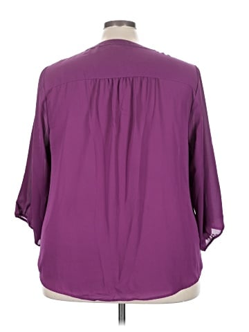 Torrid 3/4 Sleeve Blouse (view 2)