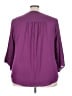Torrid 100% Polyester Purple 3/4 Sleeve Blouse Size 3X Plus (3) - photo 2