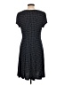 Connected Apparel Polka Dots Black Casual Dress Size 12 - photo 2