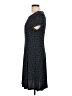 Connected Apparel Polka Dots Black Casual Dress Size 12 - photo 5