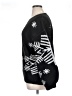 Southern Grace Stars Black Pullover Sweater Size XL - photo 5