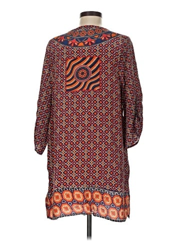 Tolani 3/4 Sleeve Silk Top (view 2)