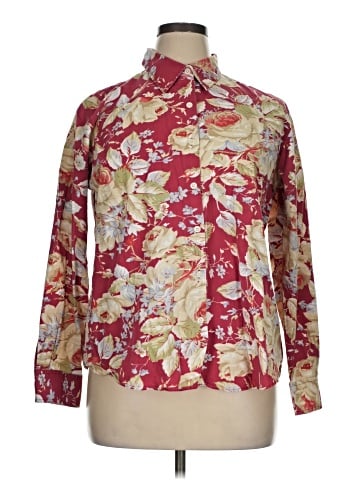 Van Heusen Long Sleeve Blouse (view 1)
