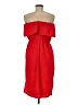 BCBGMAXAZRIA 100% Polyester Red Cocktail Dress Size M - photo 2
