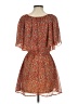 Mimi Chica 100% Polyester Print Orange Cocktail Dress Size S - photo 2