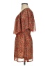 Mimi Chica 100% Polyester Print Orange Cocktail Dress Size S - photo 5