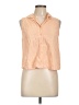 Thread & Supply Orange Sleeveless Button-Down Shirt Size L - photo 1