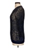 Hinge Animal Print Blue Pullover Sweater Size M - photo 5