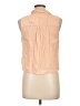 Thread & Supply Orange Sleeveless Button-Down Shirt Size L - photo 2
