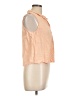 Thread & Supply Orange Sleeveless Button-Down Shirt Size L - photo 4