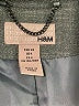 H&M Gray Wool Coat Size 4 - photo 6