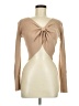 Hey Babe Tan Long Sleeve Top Size M - photo 1