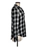 Signorelli 100% Rayon Plaid Black Long Sleeve Blouse Size M - photo 4