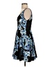 Bebe 100% Polyester Floral Blue Cocktail Dress Size XS - photo 5