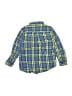 Cat & Jack 100% Cotton Plaid Blue Long Sleeve Button-Down Shirt Size S (kids) - photo 2
