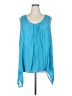 Spense Blue Sleeveless Blouse Size 2X - photo 1