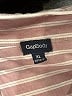 Gap Body Stripes Pink Long Sleeve Button-Down Shirt Size XL - photo 7