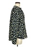 Lumiere 100% Polyester Polka Dots Green Long Sleeve Blouse Size M - photo 4
