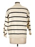 Unbranded Stripes Ivory Turtleneck Sweater Size L (estimated) - photo 2