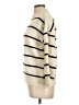 Unbranded Stripes Ivory Turtleneck Sweater Size L (estimated) - photo 5