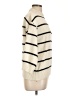Unbranded Stripes Ivory Turtleneck Sweater Size L (estimated) - photo 4