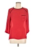 Primark 100% Polyester Red 3/4 Sleeve Top Size 8 - photo 1