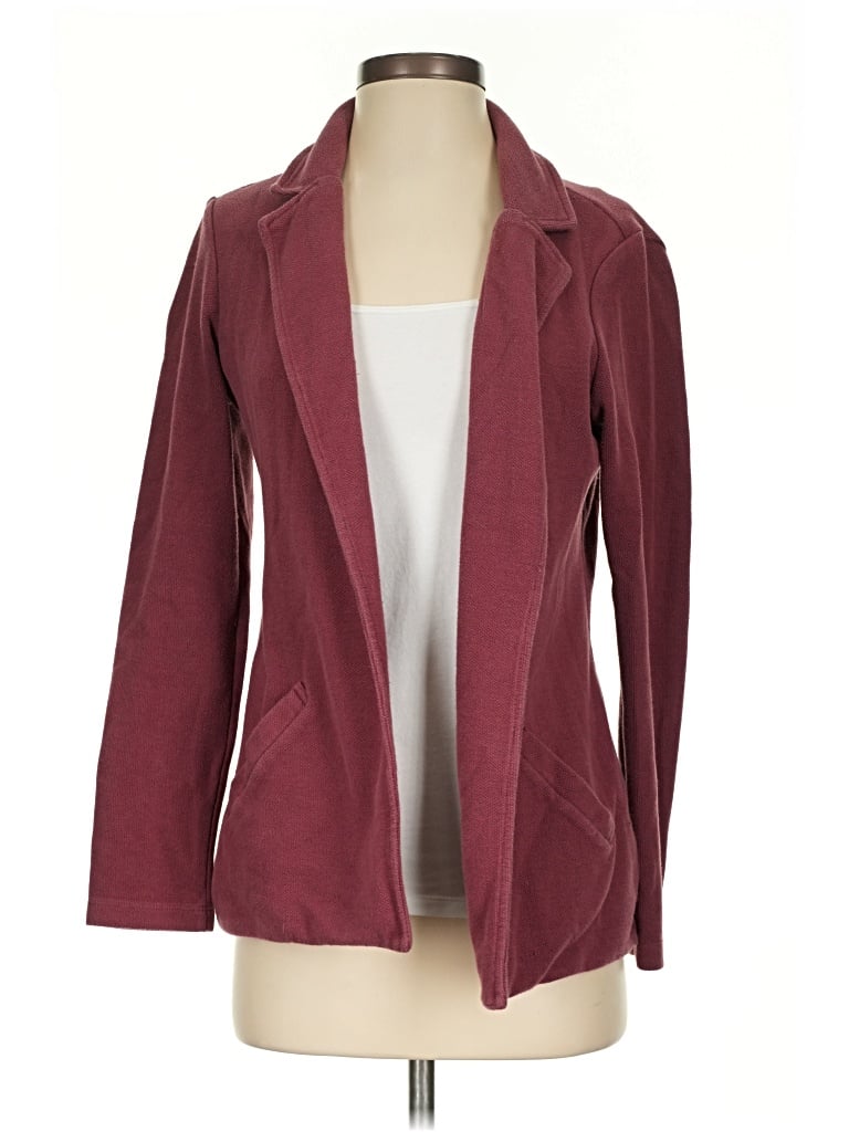 Pre-owned Matty M Blazer Jacket In Burgundy
