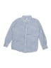 Gap Kids 100% Cotton Checkered-gingham Blue Long Sleeve Button-Down Shirt Size 6 - 7 - photo 1
