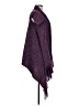Chadwicks 100% Acrylic Solid Purple Poncho Size L - photo 4