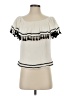 Assorted Brands Ivory Short Sleeve Blouse Size S - photo 1